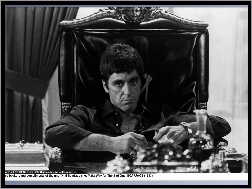fotel, ciemna, Al Pacino, koszula